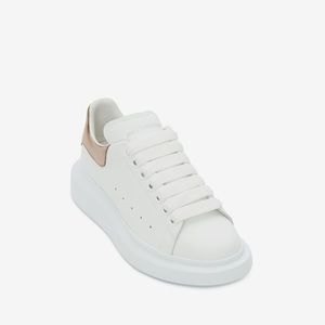 Women's Oversized Sneaker in White/ Gold